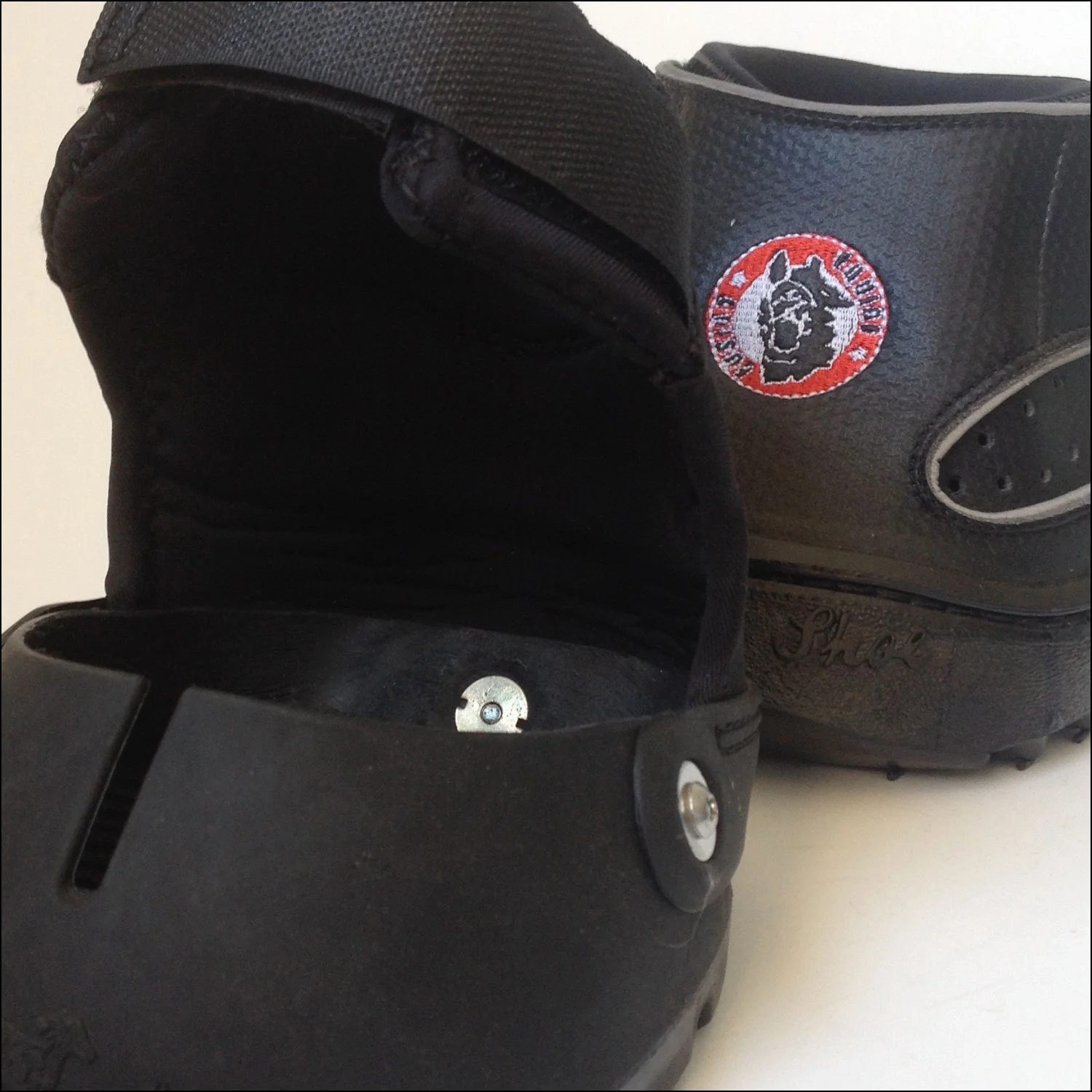 Different shoes for front and hind.